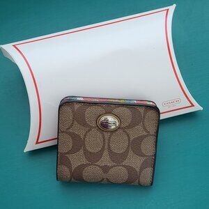 Coach Signature Brown Wallet